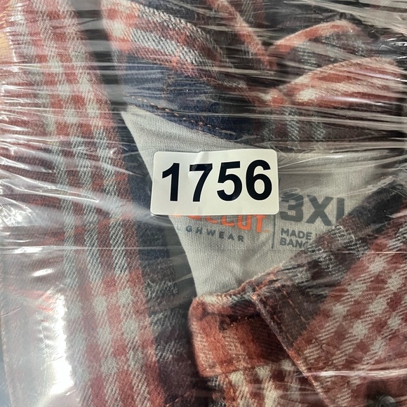 Ridgecut Toughwear Longsleeve Plaid Shirt Mens 3XL  Big Men Work wear 1756 - Picture 7 of 7